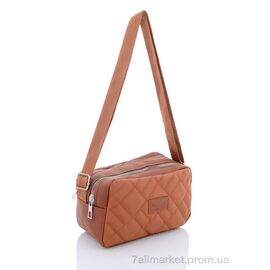 Жіноча сумка 2073-11 brown 12*19*9 см, "David Polo" недорого оптом від прямого постачальника