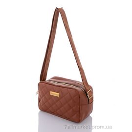 Фотография Сумка женская 2089-8 brown 12*18*8 см, "David Polo" недорого оптом от прямого поставщика