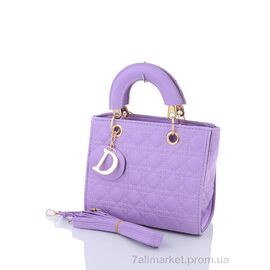 Фотография Сумка женская 2098-5 violet 17*20*11 см, "David Polo" недорого оптом от прямого поставщика