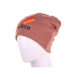 Шапка жіноча H131 beige р.M "Mabi" недорого оптом від прямого постачальника