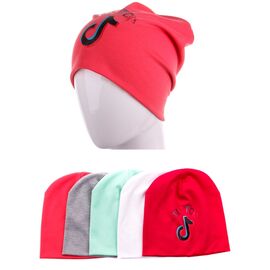 Фотография Шапка детская на девочку H173 mix р.M "Mabi" недорого оптом от прямого поставщика