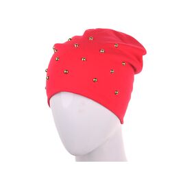 Фотография Шапка детская на девочку H285 pink р.M-L "Mabi" недорого оптом от прямого поставщика