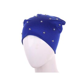 Фотография Шапка детская на девочку H286 navy р.M-L "Mabi" недорого оптом от прямого поставщика