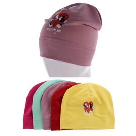 Фотография Шапка детская на девочку 1908 mix р.7-12 "Mabi" недорого оптом от прямого поставщика