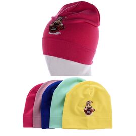 Шапка дитяча на дівчинку 1909 mix р.7-12 "Mabi" недорого оптом від прямого постачальника