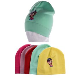 Фотография Шапка детская на девочку 1910 mix р.7-12 "Mabi" недорого оптом от прямого поставщика