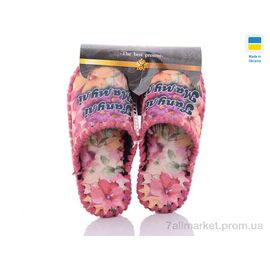 Фотография Тапки женские для дома Весна/осень 5-160 рожевий (10 пар р.36-41) "Active" недорого оптом от прямого поставщика