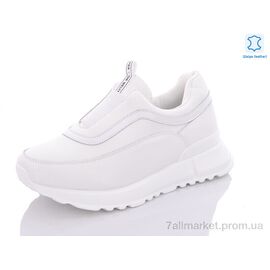 Фотография Кроссовки женские модные Весна/осень Y701-8 white (6 пар р.37-41) "Yimeili" недорого оптом от прямого поставщика