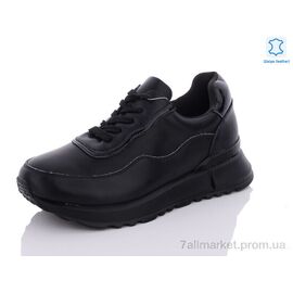 Фотография Кроссовки женские модные Весна/осень Y736-1 black (6 пар р.37-41) "Yimeili" недорого оптом от прямого поставщика