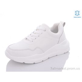 Фотография Кроссовки женские модные Весна/осень Y797-8 white (6 пар р.37-41) "Yimeili" недорого оптом от прямого поставщика