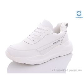 Фотография Кроссовки женские модные Весна/осень Y795-8 white (6 пар р.37-41) "Yimeili" недорого оптом от прямого поставщика