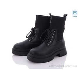 Черевики жіночі стильні Весна/осінь J855-1 (8 пар р.36-41) "Hongquan" недорого оптом від прямого постачальника