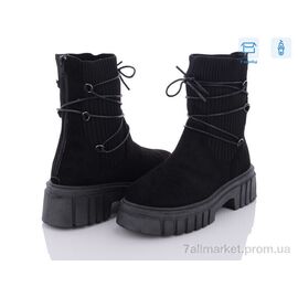 Черевики жіночі стильні Весна/осінь J856-1 (8 пар р.36-41) "Hongquan" недорого оптом від прямого постачальника