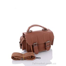 Фотография Сумка женская 2128-6 brown 15*17*8 см, "David Polo" недорого оптом от прямого поставщика