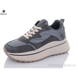 Фотография Кроссовки женские модные Весна/осень B806-5 (8 пар р.36-41) "Башили" недорого оптом от прямого поставщика