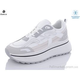 Фотография Кроссовки женские модные Весна/осень B807-2 (8 пар р.36-41) "Башили" недорого оптом от прямого поставщика