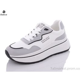 Фотография Кроссовки женские модные Весна/осень B914-2 (8 пар р.36-41) "Башили" недорого оптом от прямого поставщика