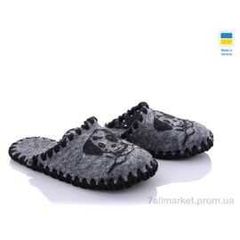 Фотография Тапки детские домашние Весна/осень 017 серый (9 пар р.30-35) "Active" недорого оптом от прямого поставщика