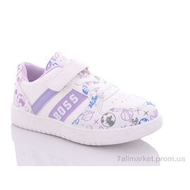 Фотография Кроссовки детские модные Весна/осень 2389 purple (10 пар р.27-36) "Xifa kids" недорого оптом от прямого поставщика