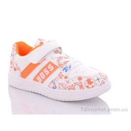 Фотография Кроссовки детские модные Весна/осень 2389 orange (10 пар р.27-36) "Xifa kids" недорого оптом от прямого поставщика