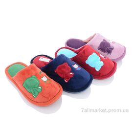 Фотография Тапки женские для дома Весна/осень WF2290 mix (12 пар р.36-41) "Deshman" недорого оптом от прямого поставщика