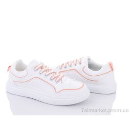 Кросівки жіночі модні Весна/осінь MB01 рожево-білий (8 пар р.36-41) "Lion" недорого оптом від прямого постачальника
