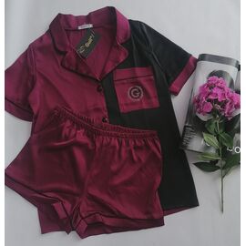 Фотография Пижама лёгкая женская 02 wine р.42-48 "GULLI" недорого оптом от прямого поставщика