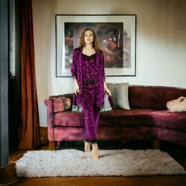 Фотография Комплект женский GU10 purple р.42-48 "GULLI" недорого оптом от прямого поставщика