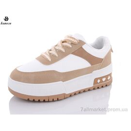 Кросівки жіночі модні Весна/осінь B902-2 (8 пар р.36-41) "Башили" недорого оптом від прямого постачальника