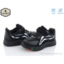 Фотография Кроссовки детские модные Весна/осень CP232-6 LED (8 пар р.25-30) "PALIAMENT" недорого оптом от прямого поставщика