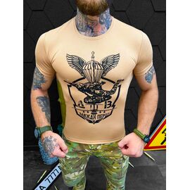 Футболка чоловіча 93 beige р.M-3XL "Madoka" недорого оптом від прямого постачальника