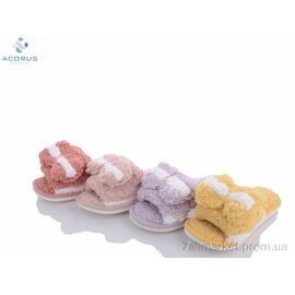 Фотография Тапки женские для дома Весна/осень 1359 mix (10 пар р.36-41) "Acorus" недорого оптом от прямого поставщика