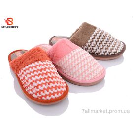 Фотография Тапки женские для дома Весна/осень 6088 mix (12 пар р.36-41) "SCARRHETT" недорого оптом от прямого поставщика