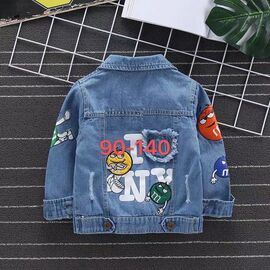 Фотография Куртка детская демисезонная на мальчика 8633 blue р.90-140 "iBamBino" недорого оптом от прямого поставщика