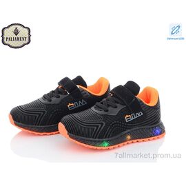 Фотография Кроссовки детские модные Весна/осень CP233-3 LED (8 пар р.25-30) "PALIAMENT" недорого оптом от прямого поставщика
