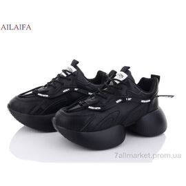 Фотография Кроссовки женские модные Весна/осень 2353-1 піна (6 пар р.36-41) "Ailaifa" недорого оптом от прямого поставщика