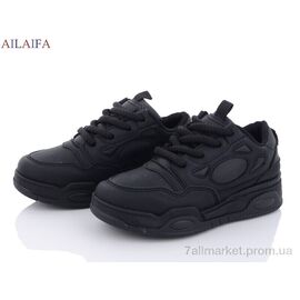 Фотография Кроссовки женские модные Весна/осень C208 black (8 пар р.36-41) "Ailaifa" недорого оптом от прямого поставщика