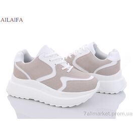 Фотография Кроссовки женские модные Весна/осень F58-3 піна (6 пар р.36-41) "Ailaifa" недорого оптом от прямого поставщика