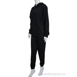 Фотография Спортивный костюм женский Весна/осень 3199-3-301 black (4 шт. р.сетка S-XL) "Мир" недорого оптом от прямого поставщика