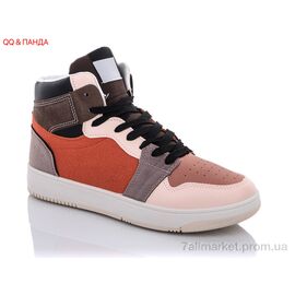 Фотография Кроссовки женские модные Весна/осень BK59 coffee Последняя 1 коробка (8 пар р.36-41) "QQ&Панда" недорого оптом от прямого поставщика