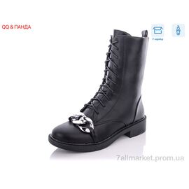 Фотография Ботинки женские стильные Весна/осень 537-8 (6 пар р.37-41) "QQ&Панда" недорого оптом от прямого поставщика
