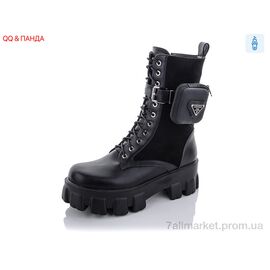 Фотография Ботинки женские стильные Весна/осень A34 (8 пар р.36-41) "QQ&Панда" недорого оптом от прямого поставщика