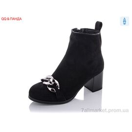 Фотография Ботинки женские стильные Весна/осень A111-1 (8 пар р.36-41) "QQ&Панда" недорого оптом от прямого поставщика
