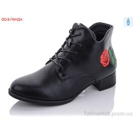 Черевики жіночі стильні Весна/осінь B551 (8 пар р.36-41) "QQ&Панда" недорого оптом від прямого постачальника