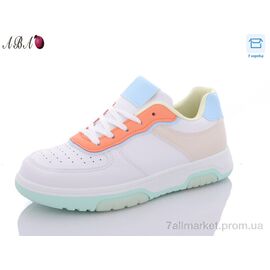 Фотография Кроссовки женские модные Весна/осень BK80 orange (8 пар р.36-41) "Aba" недорого оптом от прямого поставщика