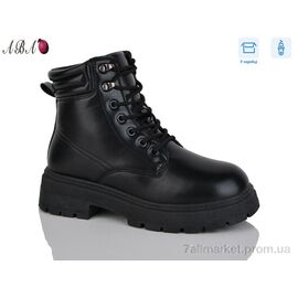 Черевики жіночі стильні Весна/осінь JP16-1 black (8 пар р.36-41) "Aba" недорого оптом від прямого постачальника