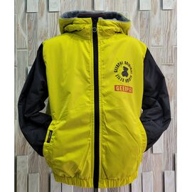 Фотография Куртка детская демисезонная на мальчика 1153 yellow р.100-130 "Bravo" недорого оптом от прямого поставщика