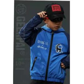 Фотография Куртка детская демисезонная на мальчика 1156 blue р.100-130 "Bravo" недорого оптом от прямого поставщика