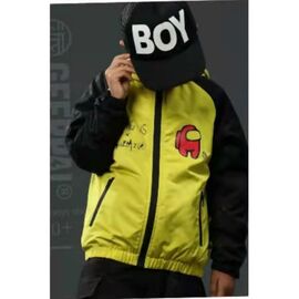 Фотография Куртка детская демисезонная на мальчика 1156 yellow р.100-130 "Bravo" недорого оптом от прямого поставщика
