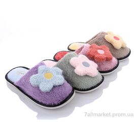 Фотография Тапки женские для дома Весна/осень H2202-1 mix (12 пар р.36-41) "Alex" недорого оптом от прямого поставщика